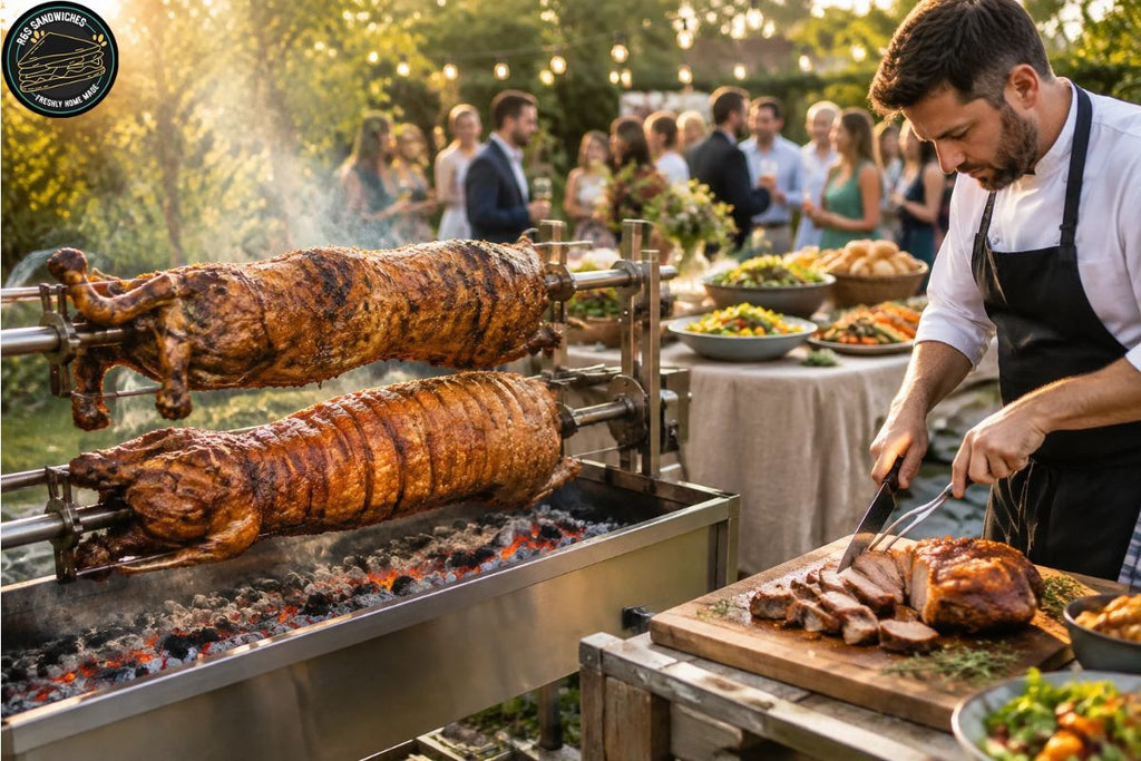 What Is Spit Roast Catering and How Does It Work?