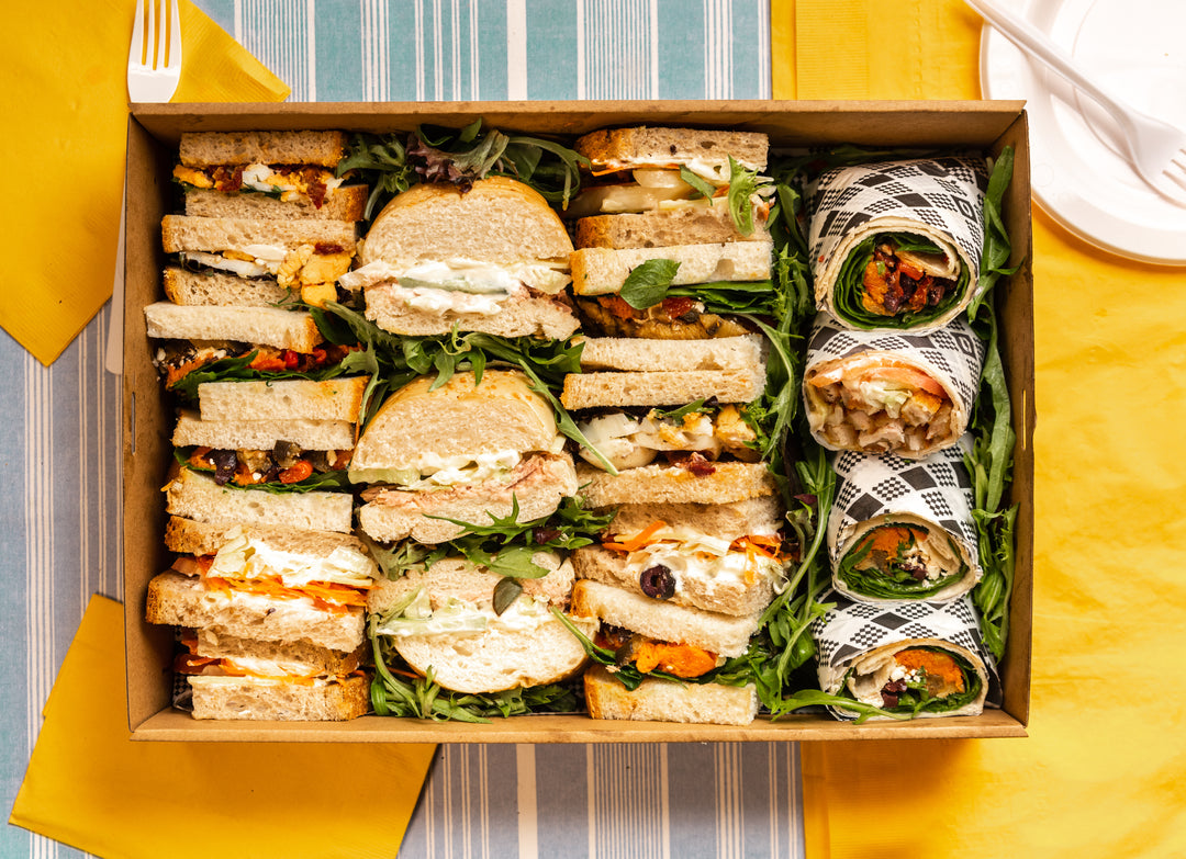 Gourmet Vegetarian Sandwich Catering Platters