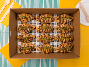 Dubai Chocolate Croissants Platter